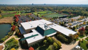 College of DuPage Physical Education Center reroof project